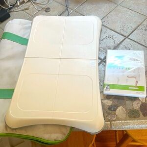 Nintendo Wii Balance Board Wii Fit Game New Yoga Strength Fitness